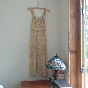 Faithfull the Brand Saint Tropez dress, Adele Floral print, midi length, size 4